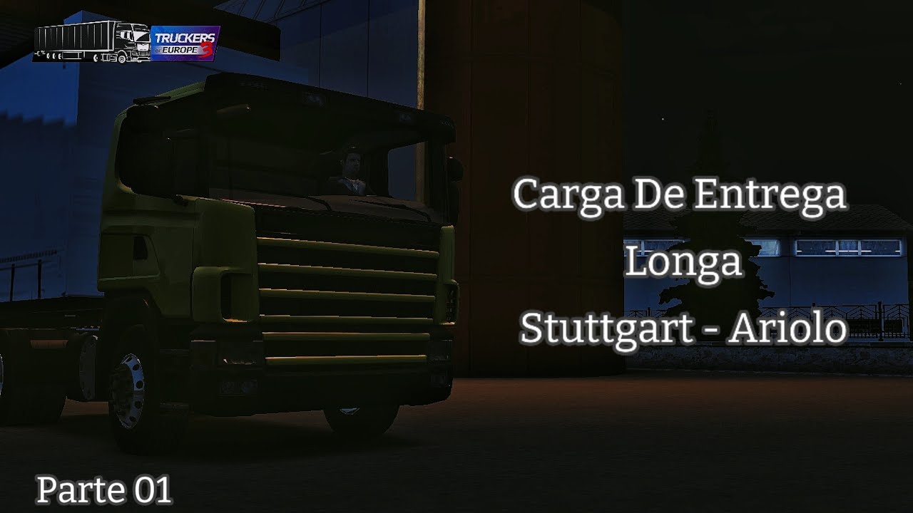 Transporte de Frutas. Stuttgart Airolo. Parte 01. Truckers of Europe