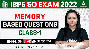 IBPS SO English Preparation | Memory Based Questions | Class #1 | Adda247 Regulatory Bodies