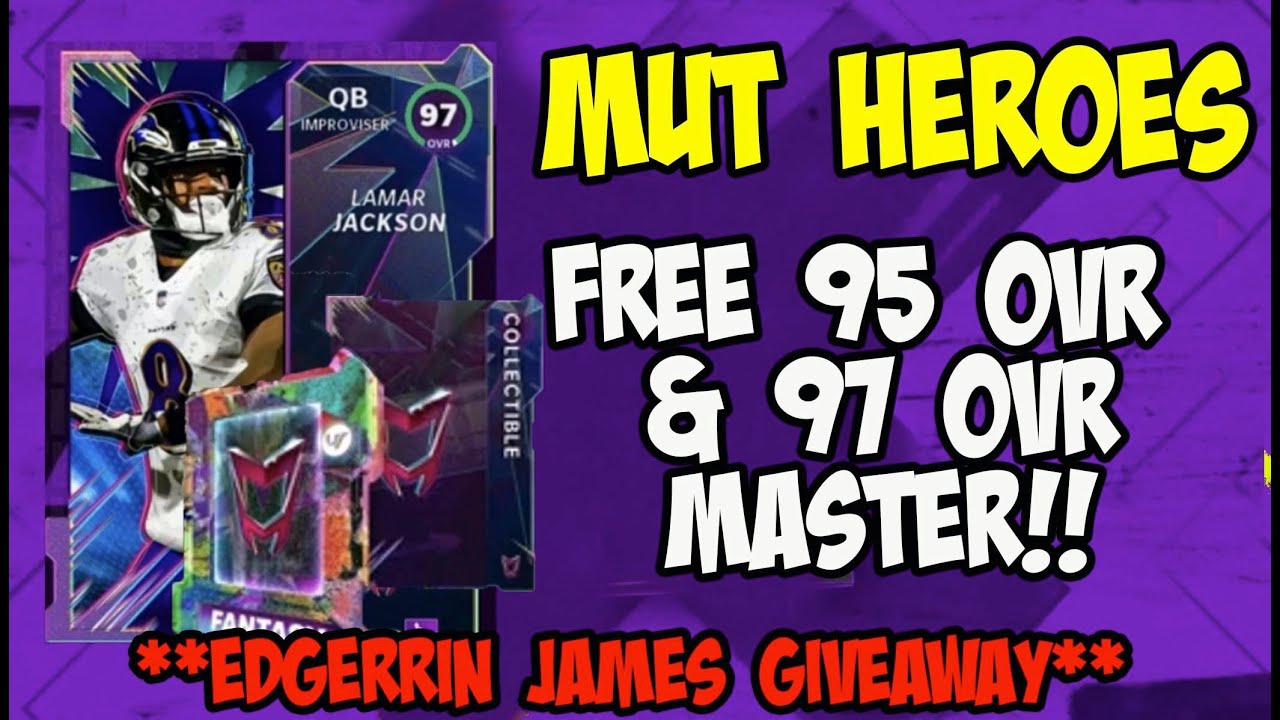 **FREE 95 & 97 OVR** MUT HEROES PROMO ~ LAMAR JACKSON MADDEN 21 ULTIMATE TEAM LEGENDS POWER UPS