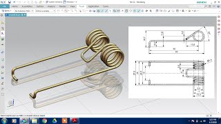 #NX CAD #TORSION SPRING #SWEEP
