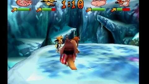 Crash Bash Manic Panic PS1 Gameplay