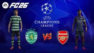 FC 26 - Sporting CP VS Arsenal | UEFA Champions League 25/26 Full Match