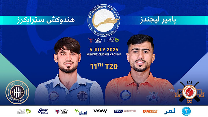LIVE: Hindukush Strikers vs Pamir Legends | Match 11 | Wakhan National T20 Cup | July 05 | Kunduz