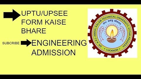 How can fill the upsee/uptu application form in hindi