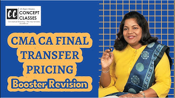 TRANSFER PRICING CMA CA REVISION SERIES