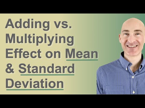 Adding Vs. Multiplying Effect on Median and Standard Deviation