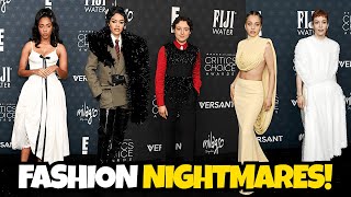 Critics Choice 2026 Fashion ROAST | The Worst Red Carpet Disasters
