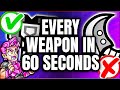 Which weapon is best for you  1 minute ranking easiest to hardest  monster hunter return to world