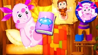 Видео игра для детей Лунтик Сказки на ночь Moonzy Bedtime Stories 2016 мультик дети и родители Обзор screenshot 4