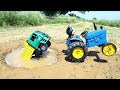 Tata Tipper And Volvo Truck Accident Pulling Out Ford Tractor ? Cartoon Jcb | Swaraj Tractor | CSToy