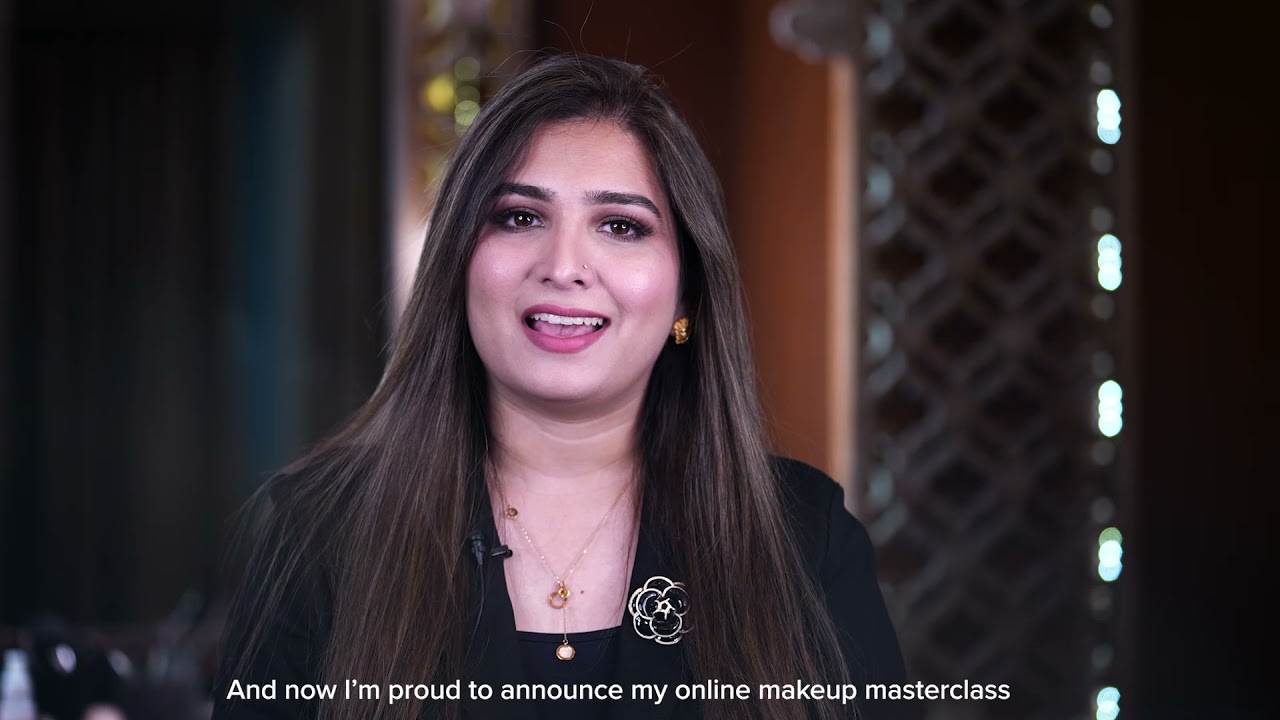 Glittery Gold Bridal Makeup Masterclass with Aliya Baig | Get Certificate of Completion