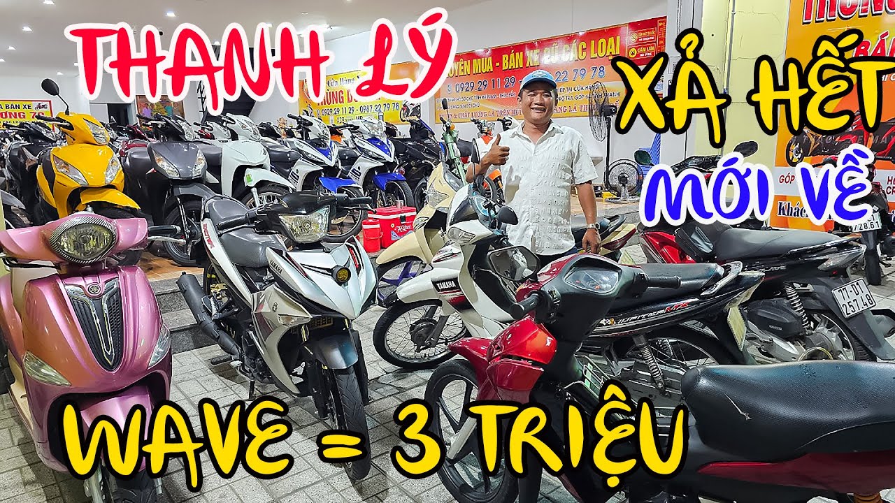 didonghan KẸT QUÁ THANH LÝ XE CŨ MỚI VỀ EXCITER 135 155 MOTOR R15V3 CBR150 VISION AB PCX 125 NVX WAVE 3 TRIỆU