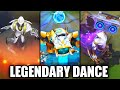 ALL LEGENDARY SKINS DANCE ANIMATIONS | League of Legends