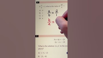 SAT Math Problem 8 with Mr. Chao #math #satmath #tutorial #mathematics #algebra #algebratricks