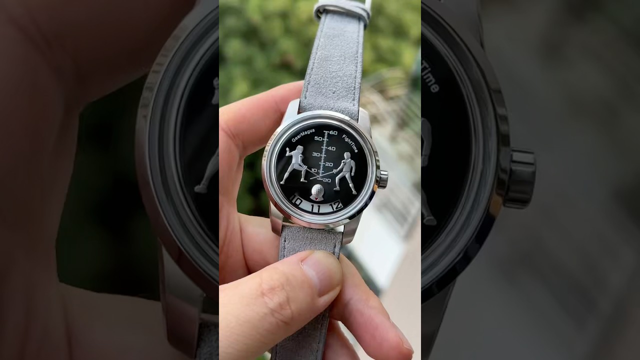 GearMagus Watch. FightTime. Ref. MS06 魔时腕表 战斗时间 (Video credit to 闲鱼@魔时GearMagus)