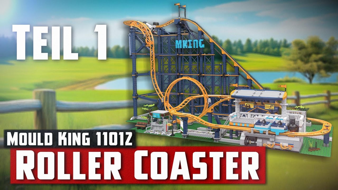 Mould King 11012 - Achterbahn mit Looping (2023) | Aufbau - Live-Bauen #1