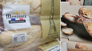 Costco MENISSEZ Stone Oven - 6 half French Baguettes $3.99  MADE IN FRANCE  (Bake at Home)