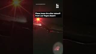 Plane Loses Wheel After Takeoff From Las Vegas #news #vegas