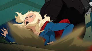 Supergirl gets beaten up by Solomon Grundy : Batman comes to Help | Legion of Super-Heroes (2023)