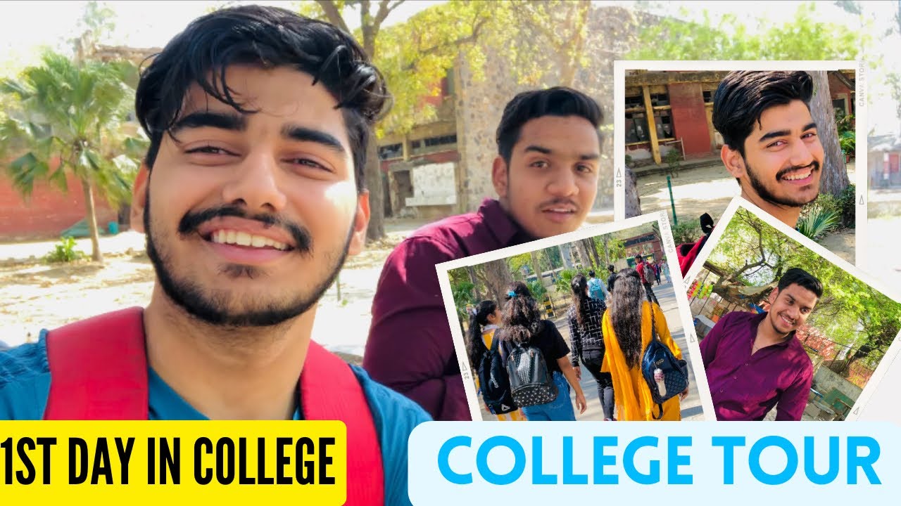 1st day in IGNOU College.Full masti in College with friends!!