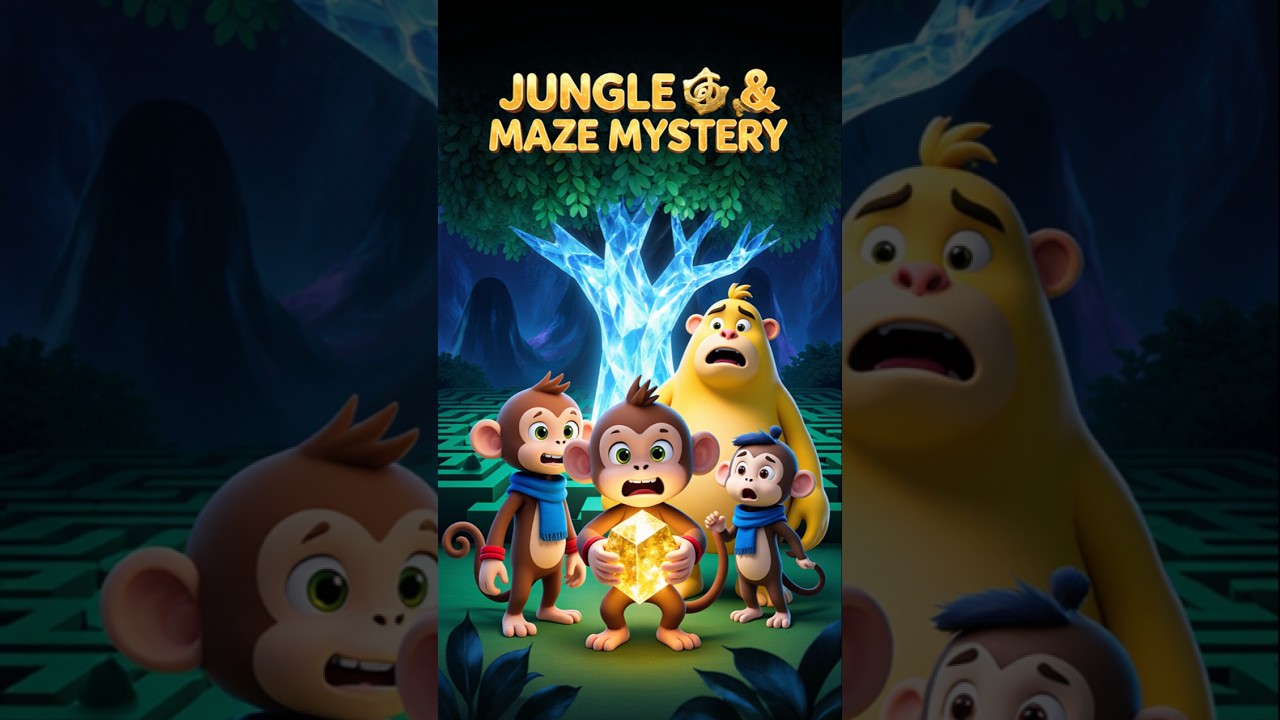 🌟 Jungle Maze Mystery | Minku Tinku Chotu Ka Magical Adventure | 3D Cartoon Short 