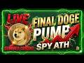 STOCK MARKET BULLRUN TO TRIGGER BITCOIN RALLY SUMMER PUMP OR BEAR MARKET Dogecoin And Bitcoin LIVE 