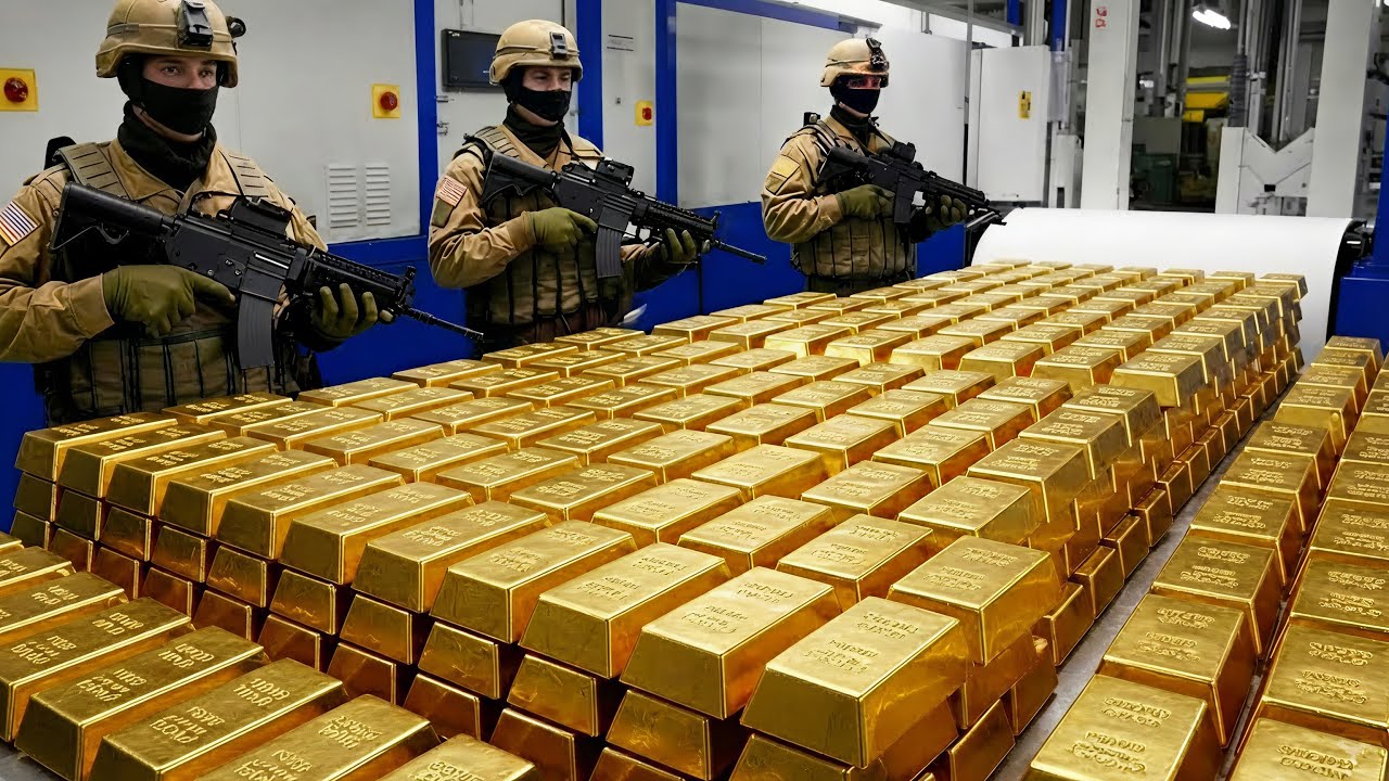 Inside the Gold Refinery: From Ore to 24K Gold Bars (Full Process)