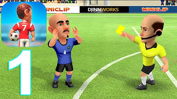 Mini Football Mobile soccer Gameplay Walkthrough Part 1 (IOS/Android)