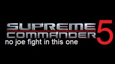 supreme commander 2 hard AI 1v1 [joe shows up at some point]