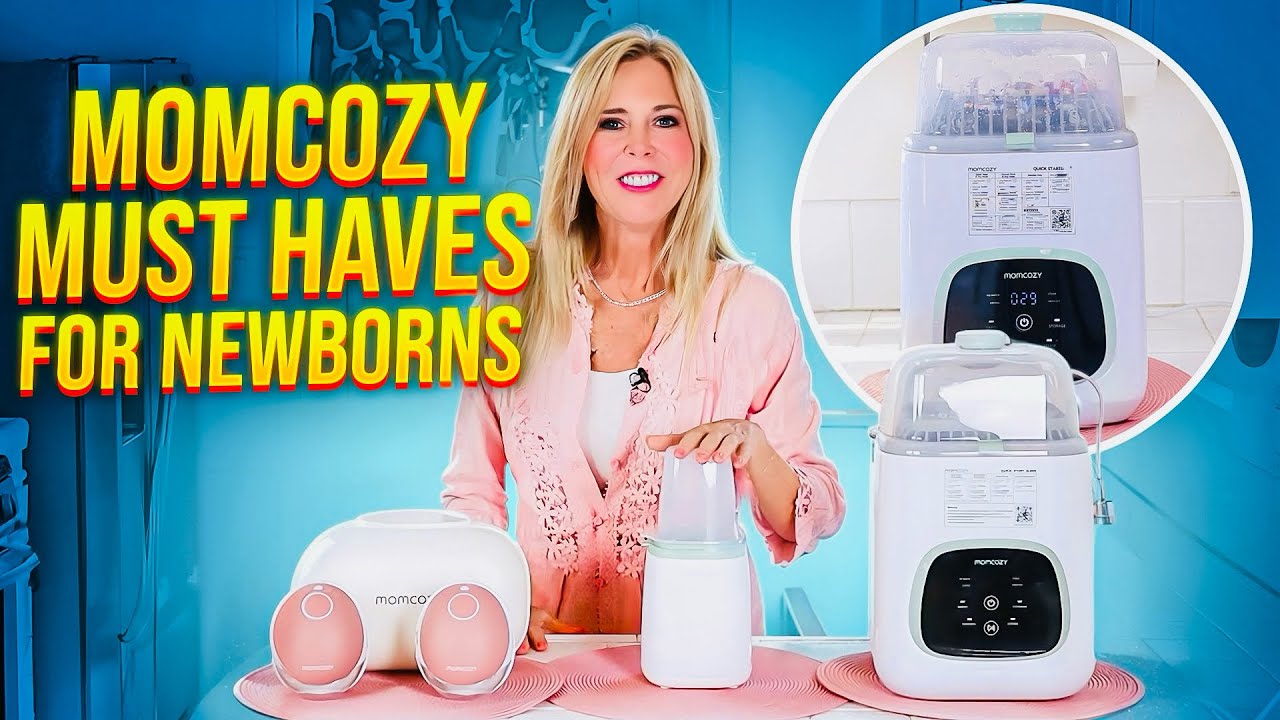 Baby Must Haves | Newborns Essential Haul | Breast Pump | Bottle Washer | Bottle Warmer | Momcozy