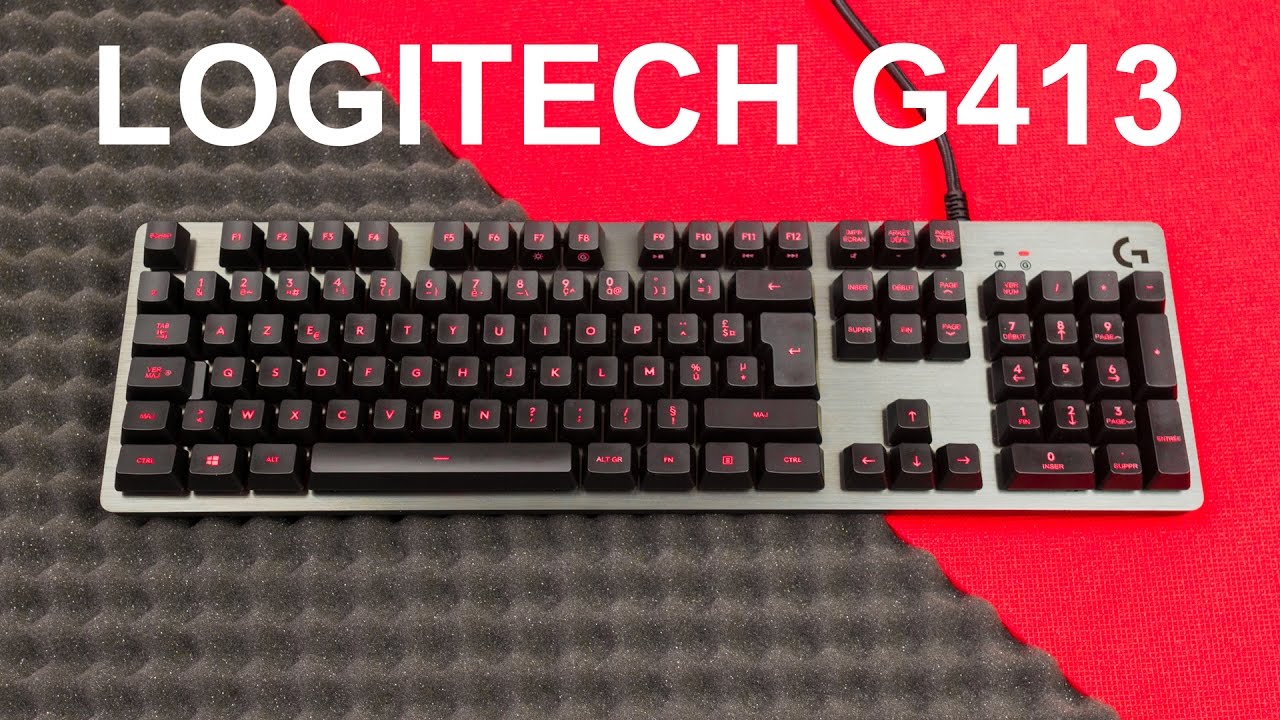 Antibiotika tandpine egoisme Logitech G413 Carbon Review Budget Mechanical Gaming keyboard - YouTube