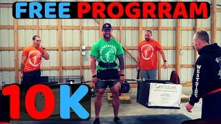 FREE 8 week STRENGTH PROGRAM (10K SUBS THANK YOU)