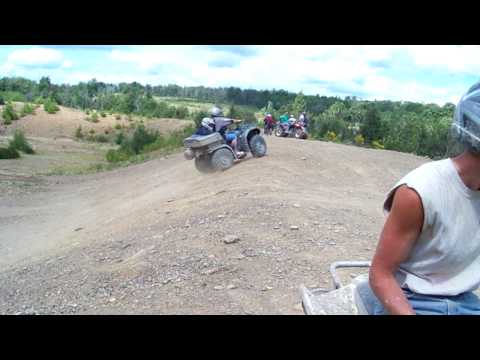 Jeff Kline and Sage on Hill climbs at Ramey PA wit...