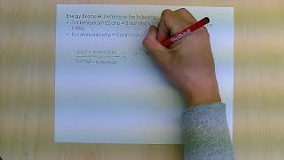 Thermodynamics Example 5b: Internal Energy