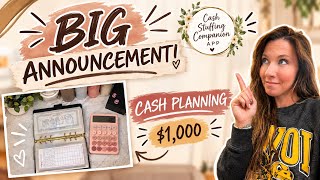 BIG ANNOUNCEMENT 🤩 | Cash Planning | $1,000 | Let’s take things to the next level!!!