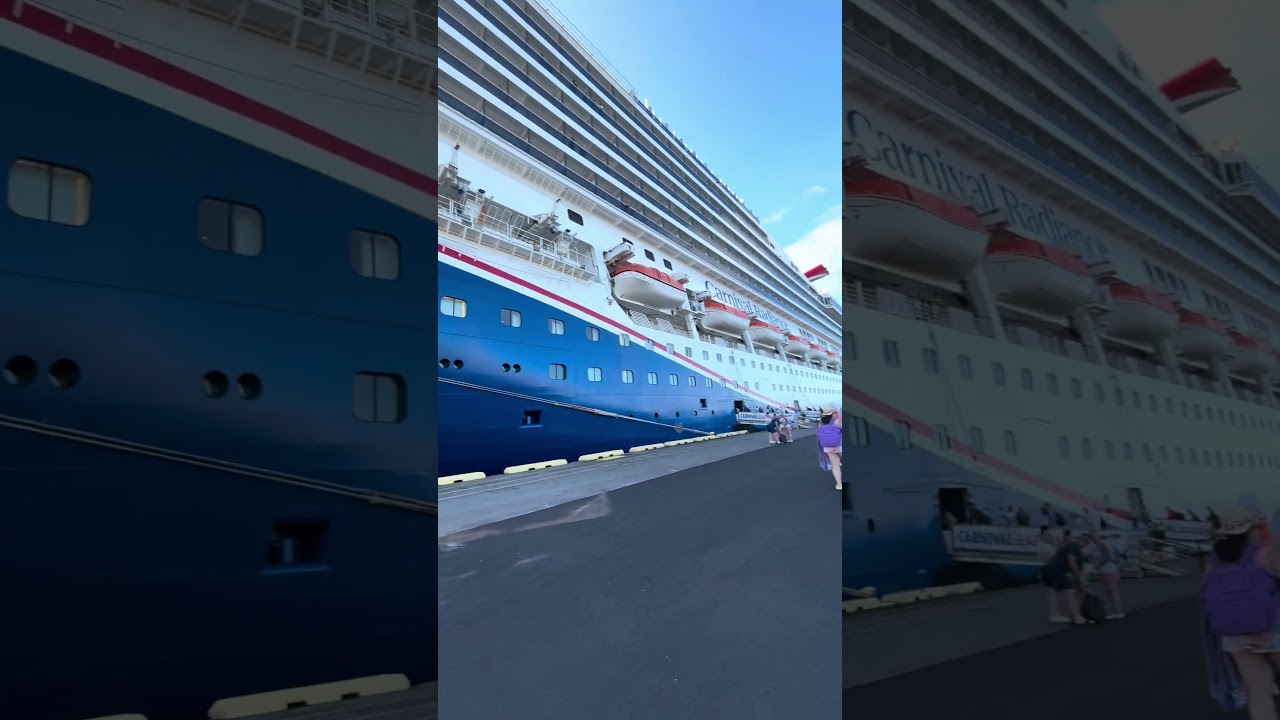 Carnival Radiance Docked In Hilo Hawaii