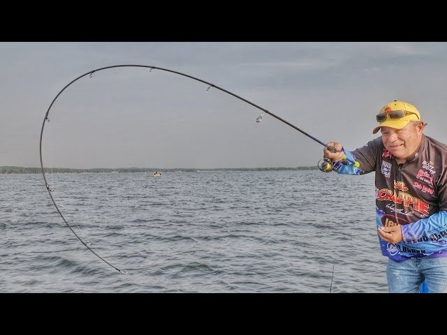 Dock Shooting Crappie Jigs in Open Water 