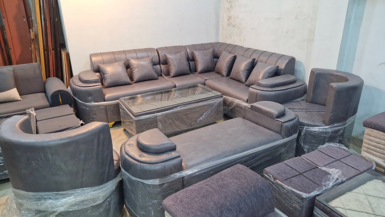 L SOFA , CORNER SOFA IN HEAVY MATERIAL 