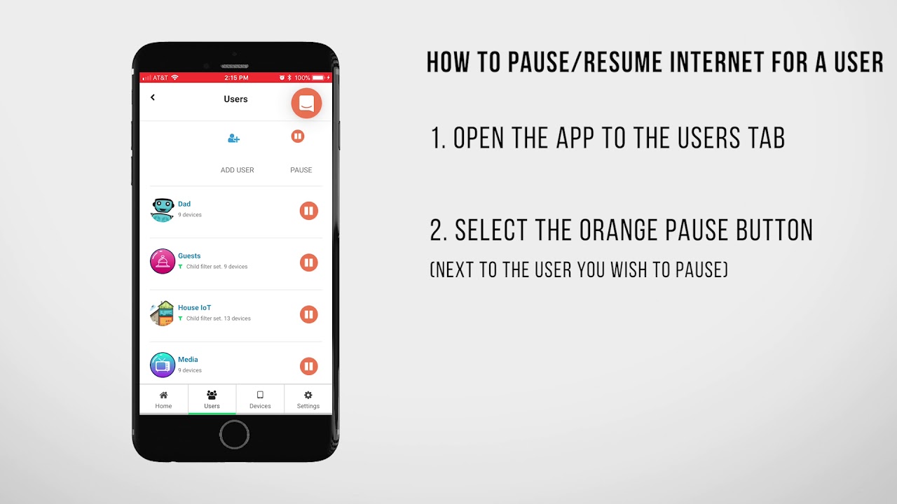 Pause and Resume User - YouTube