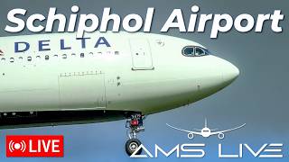 🔴 LIVE: PLANE SPOTTING at Amsterdam Schiphol Airport | Aug 23, 2026