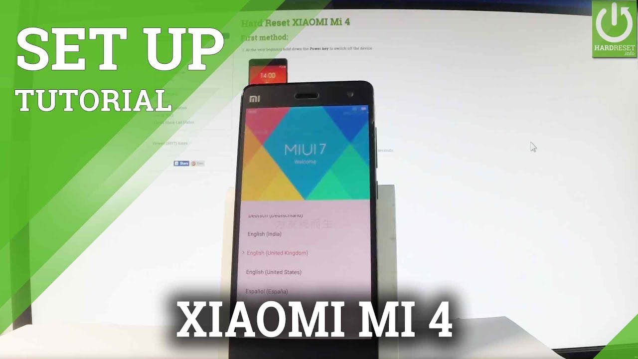 How to Activate XIAOMI Mi 4 - Set Up XIAOMI / XIAOMI Configuration
