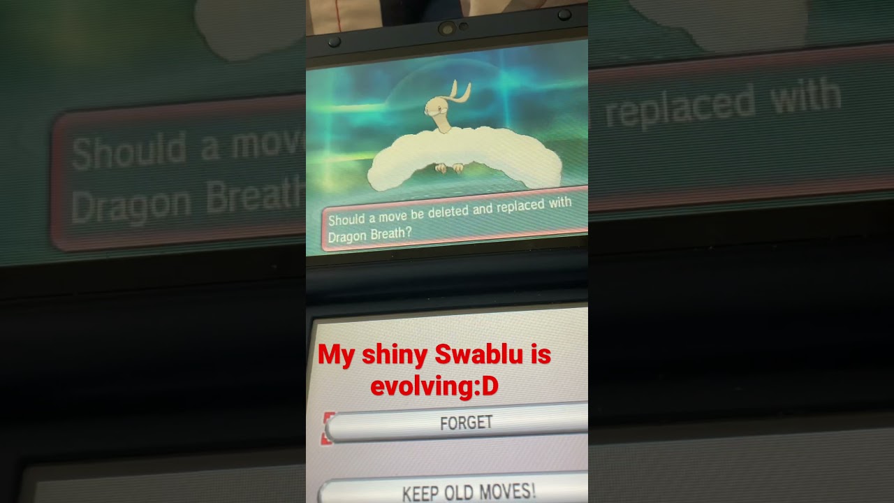 Shiny swablu evolving