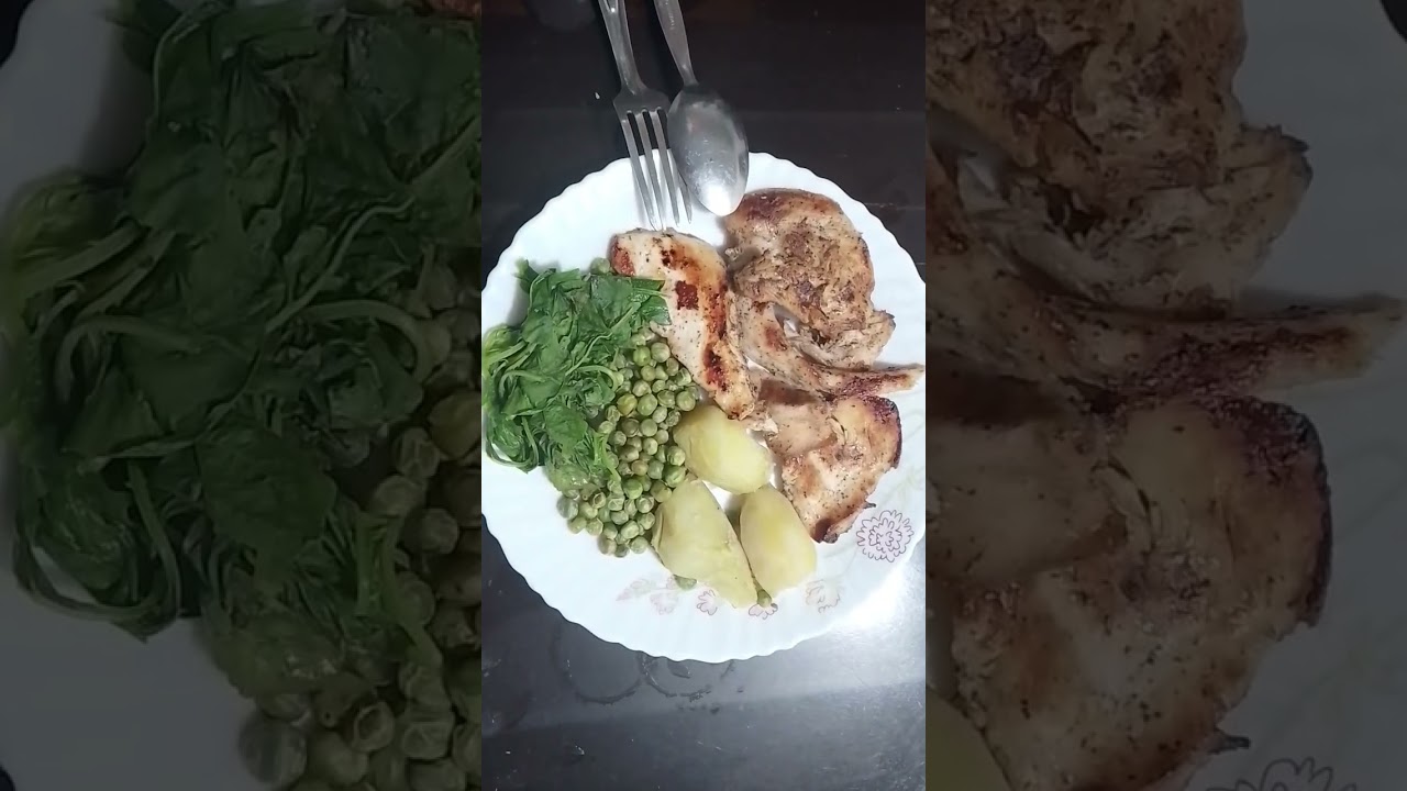 My daily protein. literally eating almost the same food everyday. skinless chicken boobs everyday.