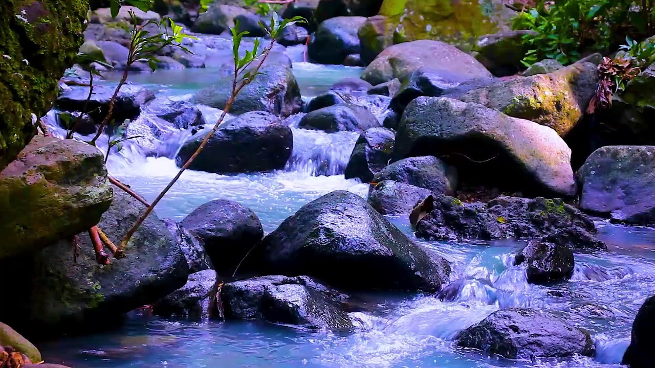 Gentle river water ambience supporting deep sleep and full relaxation throughout the night