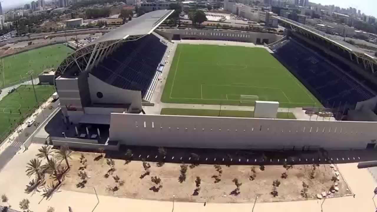 צילום רחפן איצטדיון המושבה פתח תקווה