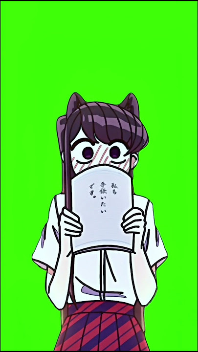 Anime Green Screen - Komi Shouko #shorts