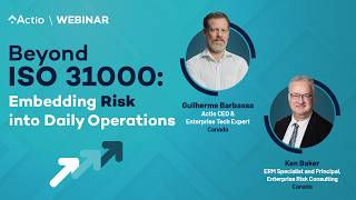 Webinar Beyond ISO 31000: Embedding Risk into Daily Operations
