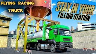 Offroad Oil Tanker Flying Truck Transport Driver | By GamePark | Android Gameplay | Walkthrough screenshot 2