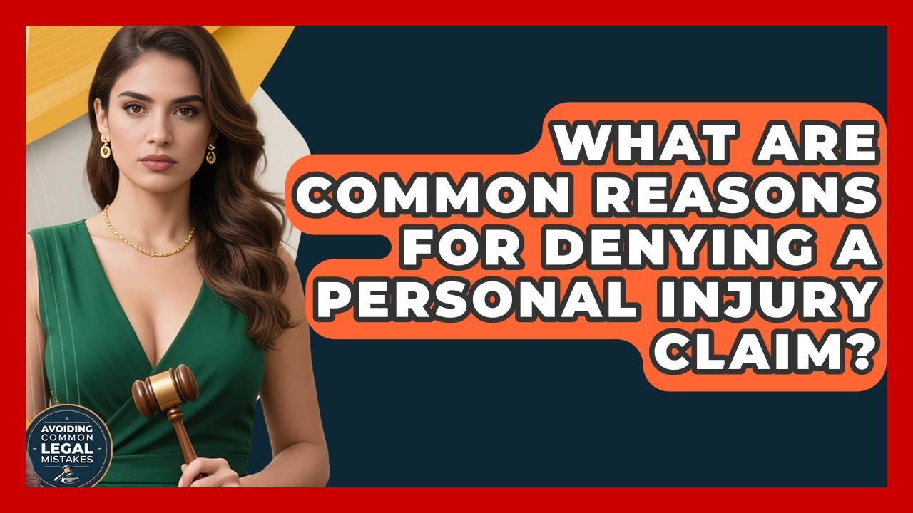 What Are Common Reasons for Denying a Personal Injury Claim? | Avoiding Common Legal Mistakes News