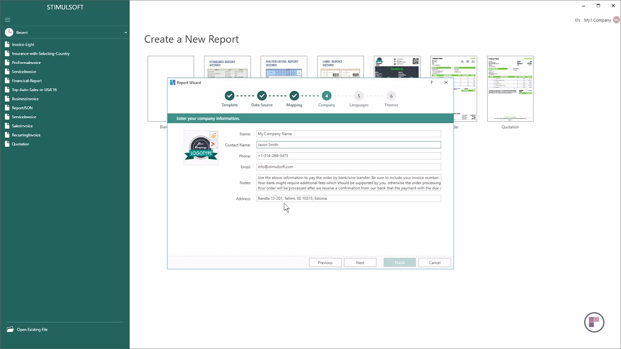 Reporting Tools: Creating Recurring Invoice Using Wizard [Shot on v2017]